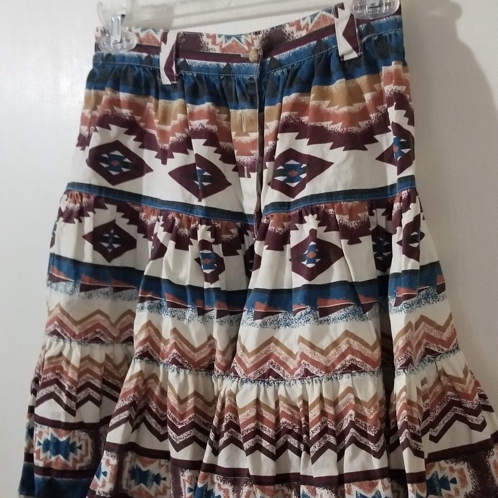 Western mini skirt